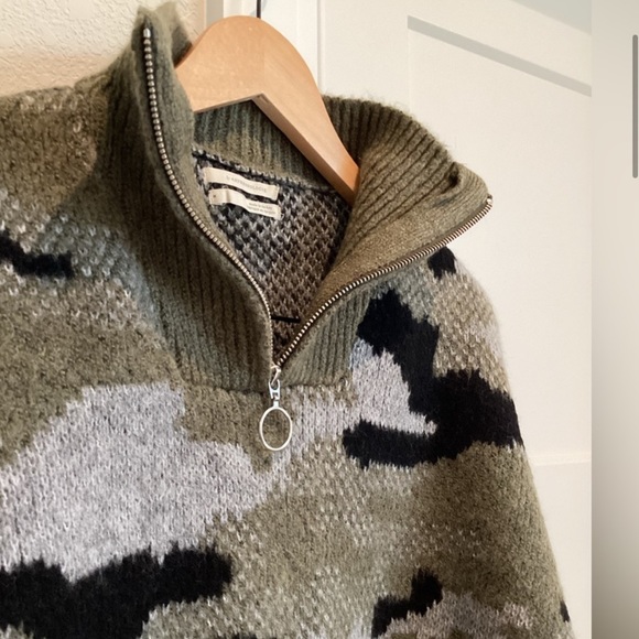 NWT Anthropologie camo sweater - Picture 5 of 10